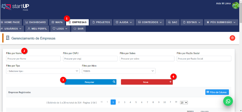 Startup Pará - Empresas